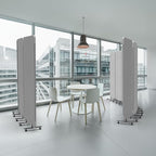 VINGLI Room Divider Screen, Freestanding Privacy Partition Wall, Zipper - Image 8