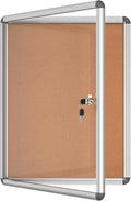 Mifuro 26"x20" Enclosed Bulletin Board, Lockable Weather-Resistant Aluminum by MifuroOfficeProduct