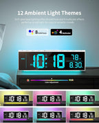 Digital Clock, Alarm Clock for Bedroom, Digital Wall Clocks for Classroom - Image 4