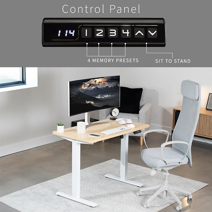 VIVO Electric 43 x 24 in Standing Desk, Memory Height Adjustment, 1B Series - Image 6