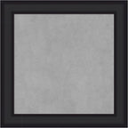 Amanti Art Black Framed Magnetic Board 25x25 Medium Vision Board by AmantiArt
