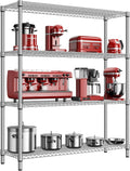 M MZG 1760 LBs 4 Tier Storage Rack Metal Wire Shelving Unit, Storage Standing by MEIGAOPLASTICANDMETALHKCOLIMITED