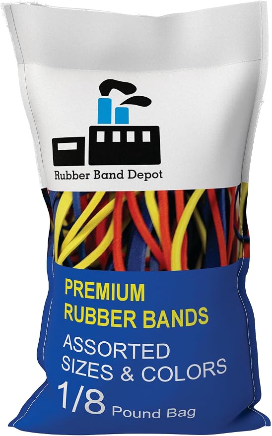 Assorted Color & Size Rubber Bands by The+Office-Pros
