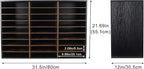 TQVAI Wood Literature Organizer, 27 Slots Hold 13500 Sheets A4 Papers, Wooden - Image 3