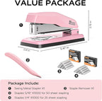 Marsrock Desktop Stapler, Swing-Arm Swivel Stapler, 50 Sheet Capacity, 2000 - Image 5