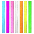 Color Transparent Ruler Plastic Rulers by DAGONGREN