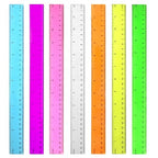 Color Transparent Ruler Plastic Rulers by DAGONGREN