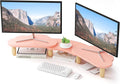 AFOOYO Dual Monitor Stand Riser, Adjustable Rainbow Cloud Desktop Organizer by AFOOYO