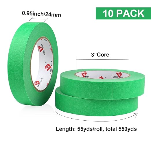 BOMEI PACK Painters Tape 1 Inch - Image 2