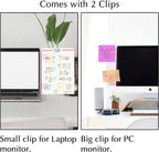 Keenjorika 2PCS Multifunctional Monitor Documents Holder, Desktop Message Board - Image 4