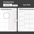 IN-LUXPRO Planner 2026 Daily Weekly and Monthly, 12 Months Spiral Bound - Image 4