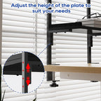 ART-GIFTREE Clamp On Desk Shelf 2-Tier, 12.5 inche Wood Shelving Unit - Image 5