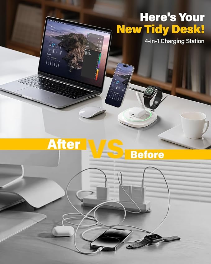 3 in 1 Magnetic Wireless Charger - Image 2