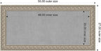 Amanti Art Silver Framed Magnetic Board 27x55 Oversize Vision Board - Image 2