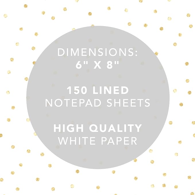 Graphique Large Notepad, Future is Female – 6" x 8", Cute Notepad - Image 4