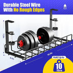 Under Desk Cable Management Tray, Xpatee Upgraded Wire Management No Drill No - Image 5