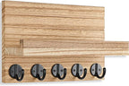 Lwenki Key Holder for Wall, Decorative Key and Mail Holder - Image 2
