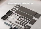 Claiks Standing Desk with Drawers, Adjustable Stand Up Electric Standing Desk - Image 7