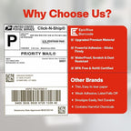 1 1/2" × 1" Direct Thermal Printer Labels, 10 Rolls, 000 Matte White Thermal - Image 7