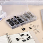 500PCS Paper Clips and Binder Clips Assorted Sizes, Office Supplies - Image 7