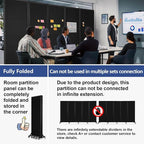 Strongbird Folding Room Partition, Office Partition Dividers, Privacy Divider - Image 3