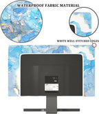 Baocicco Baby Blue Gold Marble Waterproof Screen TV Cover 70 Inch Modern - Image 3