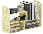 YGYQZ Adjustable Desktop Organizer Shelf – Space-Saving Desk Shelves & Desktop by YGYQZ