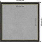 Amanti Art Black Framed Magnetic Board 13x13 X-Small Vision Board - Image 4