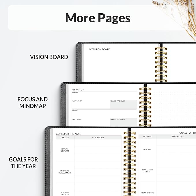 SUNEE 2026 Planner 5.9" x 8.3" – Dated Productivity Planner - Image 6