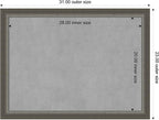 Amanti Art Silver Framed Magnetic Board 23x31 Medium Vision Board - Image 4