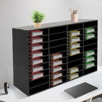 36 Slots Mail Sorters for Office, PVC Literature Organizer - Image 2