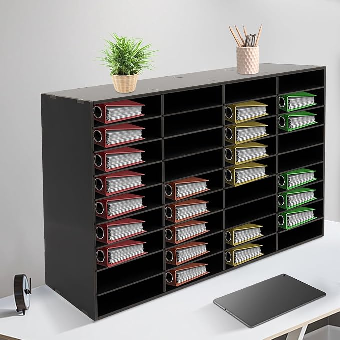 36 Slots Mail Sorters for Office, PVC Literature Organizer - Image 2
