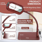 Veemagni 10X Rectangle Magnifying Glass - Image 5
