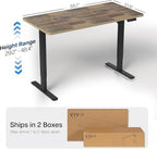 VIVO Electric 55 x 28 in Standing Desk, Memory Height Adjustment, 1B Series - Image 3
