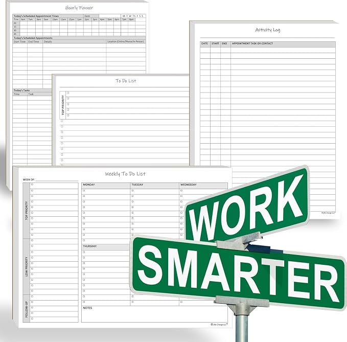 TO DO List Notepads Planner Pads. ToDo Checklist w/Priority & Note Sections. - Image 9