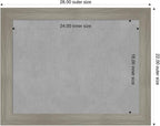 Amanti Art Grey Framed Magnetic Board 22x28 Medium Vision Board - Image 2