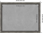 Amanti Art Grey Framed Magnetic Board 20x26 Medium Vision Board - Image 4