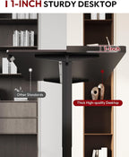 SANODESK Electric Standing Desk 48 x 30 Inches Whole-Piece Desktop Height - Image 6