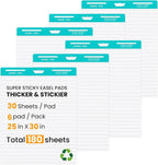 OLenyer Super Sticky Easel Pad, 25x 30IN, Large Self Stick Flip Chart Paper by %E7%AB%8B%E5%8D%B3%E8%B4%AD%E4%B9%B0
