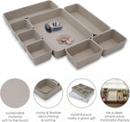 Welaxy Desk Drawer organizer trays Felt storage bin Sleek Minimalist Lifestyle - Image 4