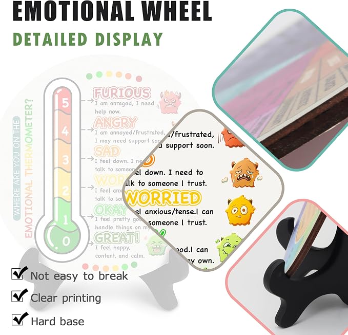 Feelings Wheel, Double-Sided Emotion Wheel - Image 4
