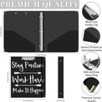 Lateefah 3 Ring Binder, 1 Inch Binder Organizer - Image 4
