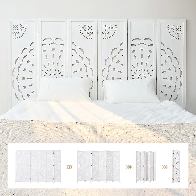 66.9Inch Wooden Room Partition - Image 2