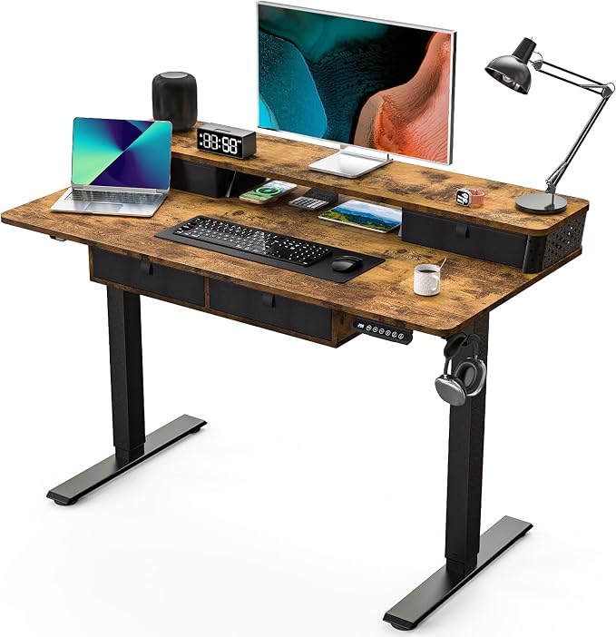 Kingant 48 x 24 Inch Electric Standing Desk by KINGANT