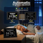 10'' Large Display Digital Alarm Clock - Image 6
