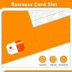 Two Pocket Folders, PANDRI 50 Pack 2 Pocket Folders, Letter Size Paper File - Image 5