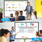 H-Qprobd 40"x30" Magnetic White Board Dry Erase Wall Mount Whiteboard - Image 6