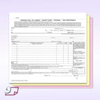 NextDayLabels - Short Form Straight Bill of Lading, 8-1/2 x 7", 3 Part NCR - Image 2