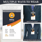 200 Pack ID Badge Holder - Image 4