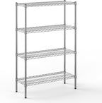 Regal Altair 14" Deep x 36" Wide x 54" Height Wire Shelving Kit | 4-Tier | NSF by Regal+Altair